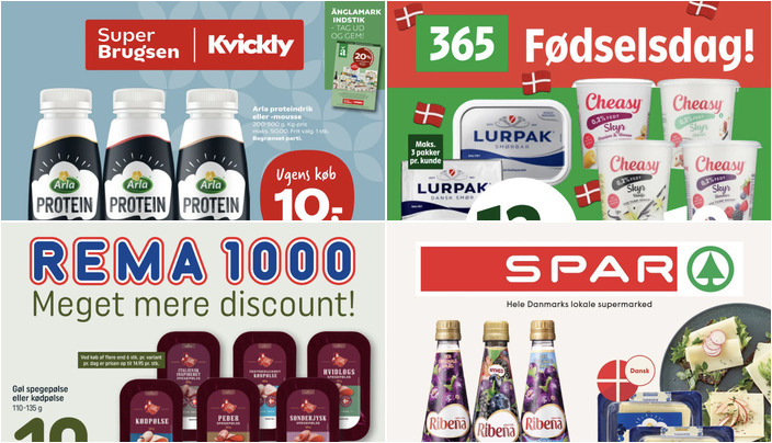 Gøl spegepølse til 10 kr. og Lurpak smør til 12 kr. - se de lokale tilbud