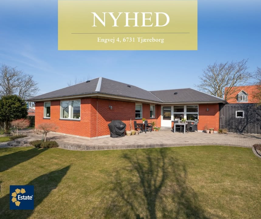 Estate Robin Thybo Esbjerg & Varde præsenterer velholdt etplansvilla i Tjæreborg