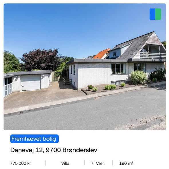 Nybolig Brønderslev & Vrå præsenterer rummelig 190 m² villa i Brønderslev