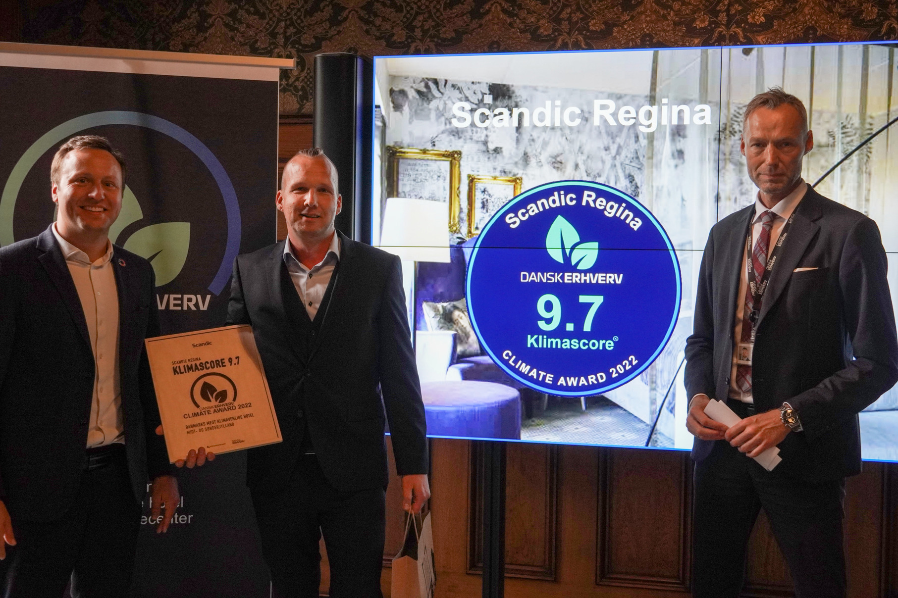 Scandic Regina er Midt- og Sønderjyllands mest klimavenlige hotel 