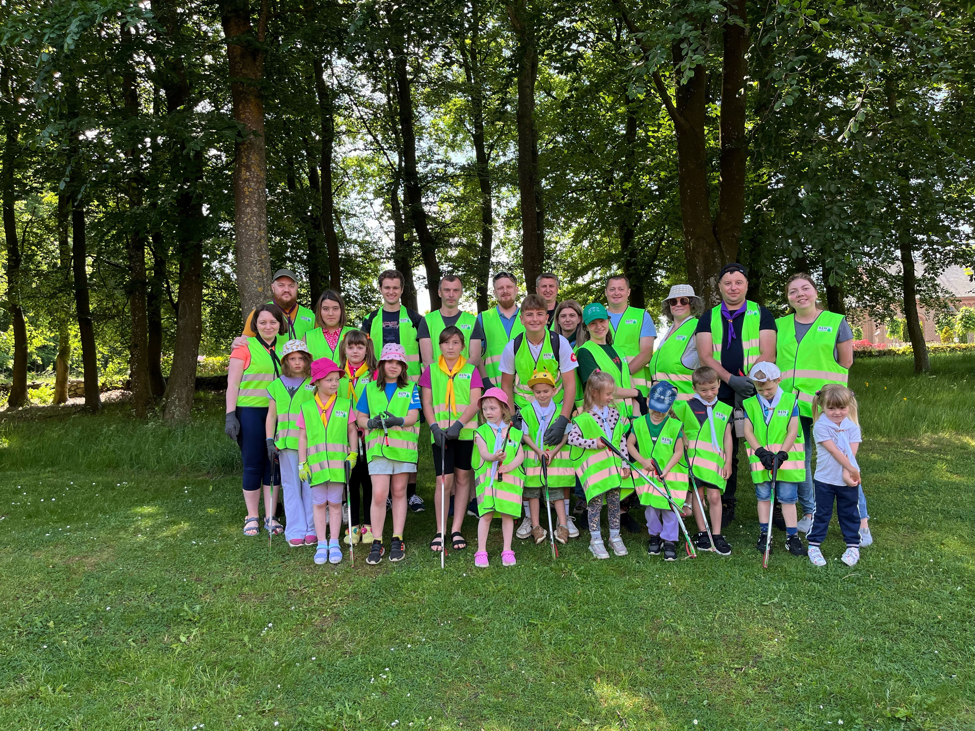 Lokale spejdere med ukrainske rødder gjorde en forskel for naturen i Assentoft