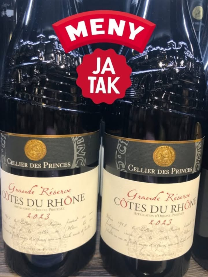 MENY Randers sælger Cellier Des Princes 2024 Grande Reserve til 59,95 kr. pr. flaske