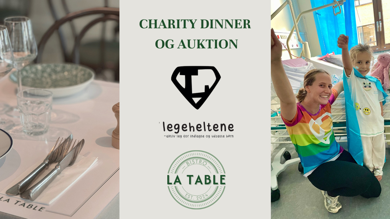 Charity Dinner til fordel for Legeheltene