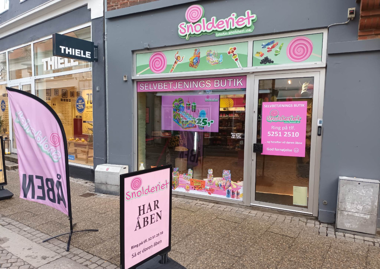 Snolderiet opnår store fordele ved ubemandet butik