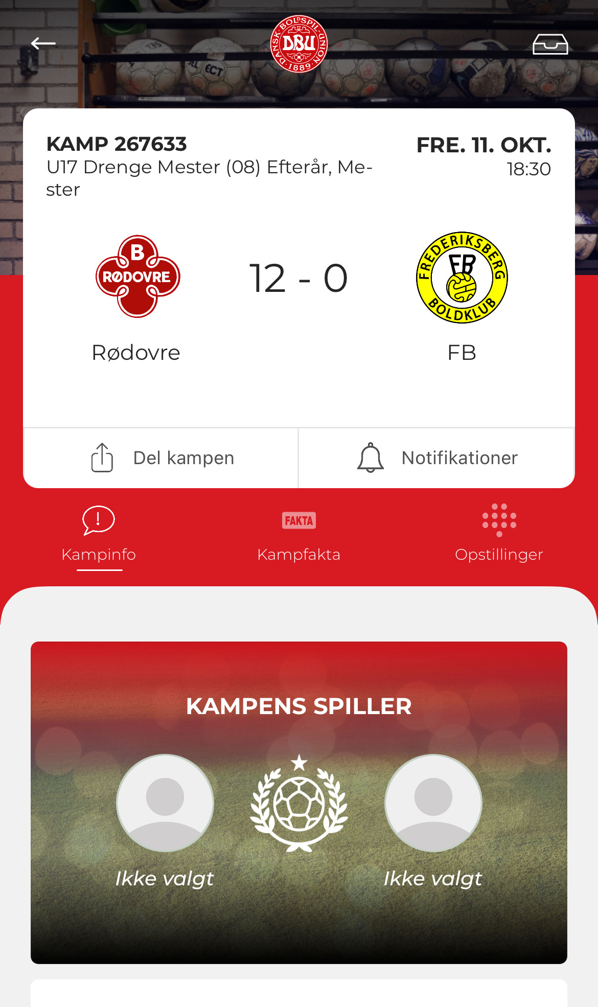 Rødovre i målfest: Storsejr på 12-0 over FB på hjemmebane