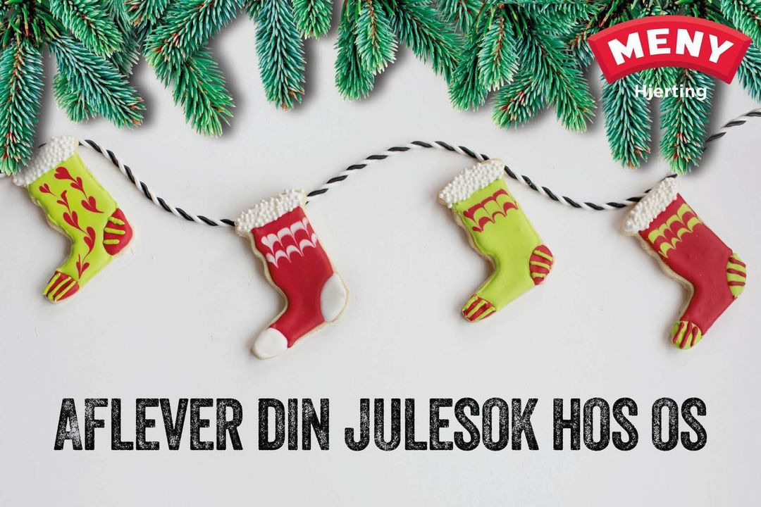 Meny Hjerting inviterer børn til at aflevere julesokker til adventsgodter