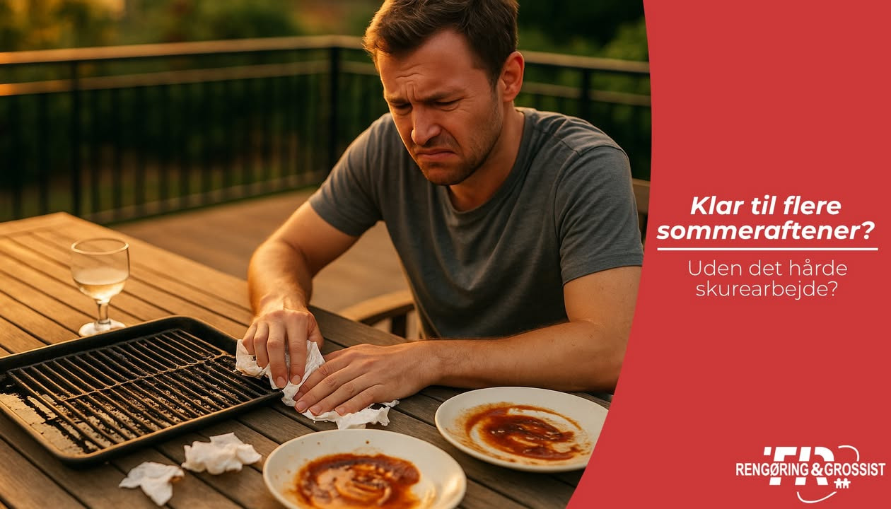 Thisted Rengøring & Grossist tilbyder løsninger til rengøring efter grillaftener