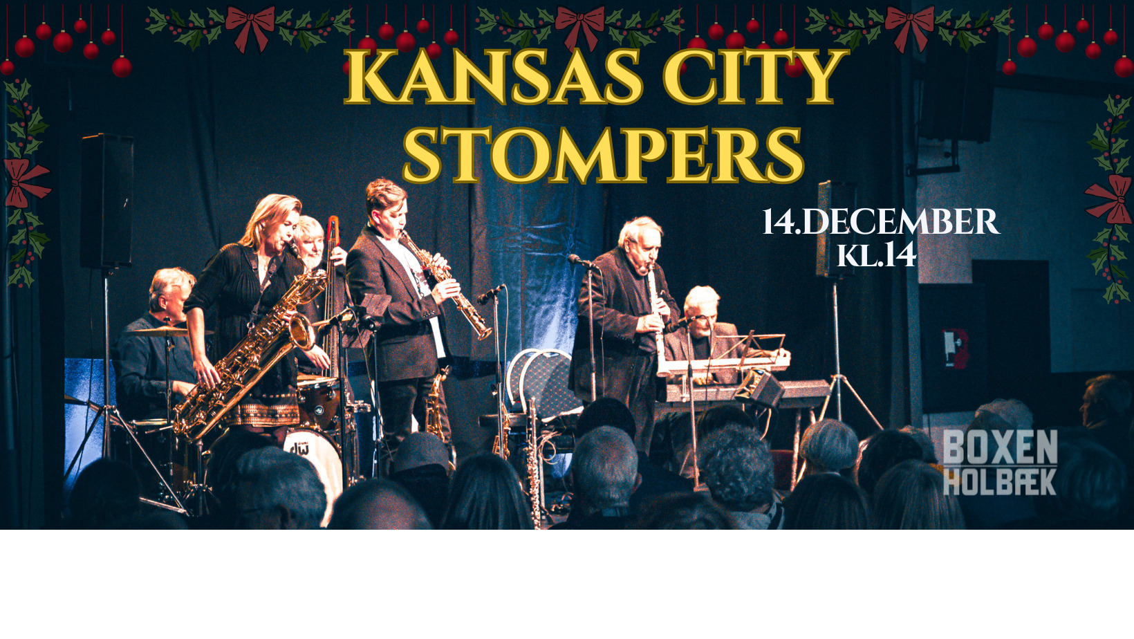 Kansas City Stompers bringer julejazz til Boxen Holbæk