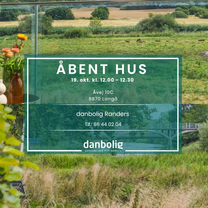 Åbent hus hos Danbolig Randers: Arkitekttegnet rækkehus i Langå til salg