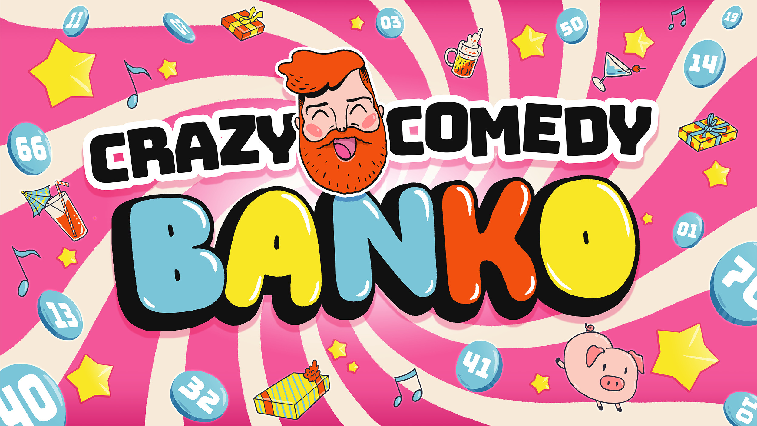 Comedyklubbens Crazy Comedy Banko i Viby Sjælland