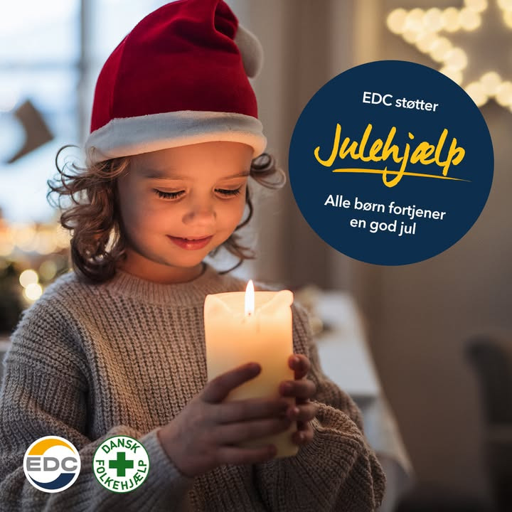EDC Skive I/S støtter Dansk Folkehjælps Julehjælp med 2 mio. kr.