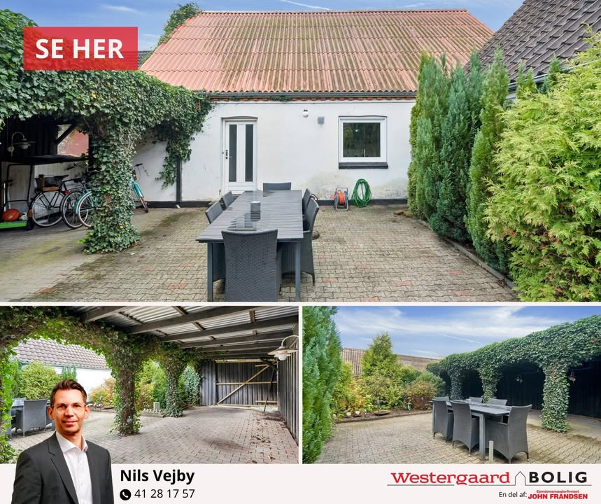 Familievilla med stor garage til salg i Øster Brønderslev hos WESTERGAARD BOLIG