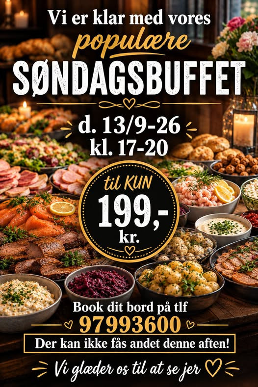 Henriette Salomon Nielsen inviterer til en af de sidste søndagsbuffeter