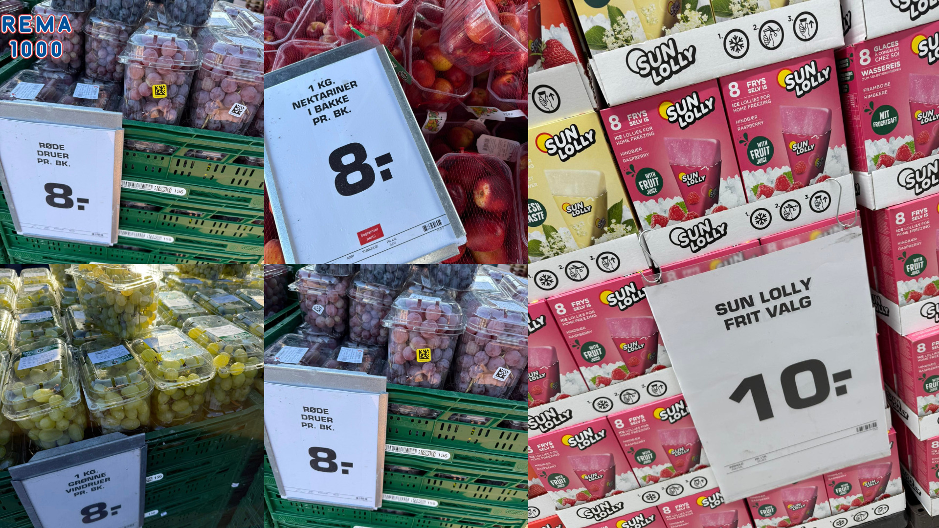 Sommerstemning til spotpris hos REMA 1000 i Ringsted