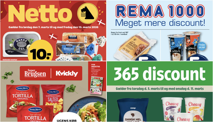 Coop hel kylling til 39 kr. og Rema 1000 leverpostej til kun 5 kr. - se de lokale tilbud
