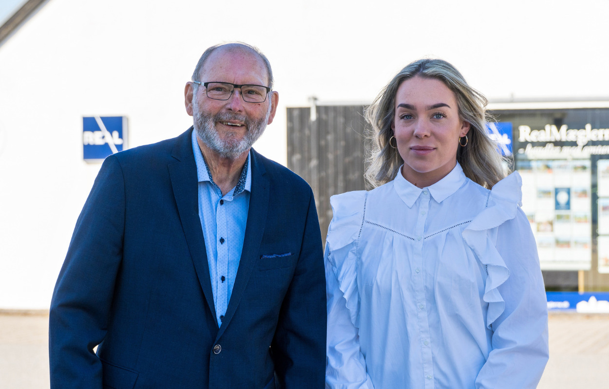 Ejvind driver den lokale ejendomsmæglerbutik med stor lidenskab: "Min butik i Tversted er mit hjertebarn"