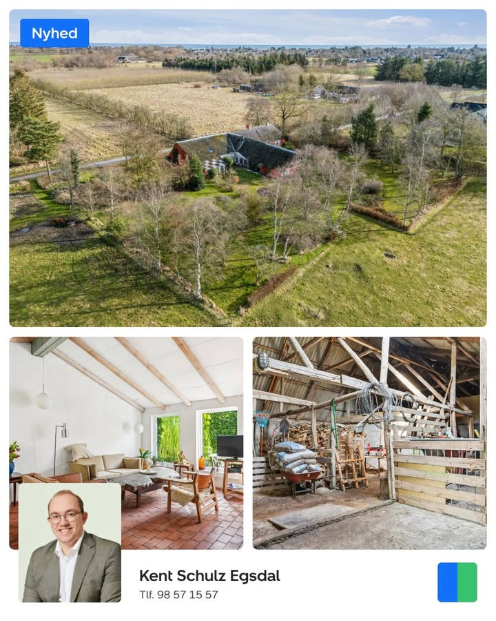 Nybolig Hadsund præsenterer mulighedsrig landejendom nær Øster Hurup