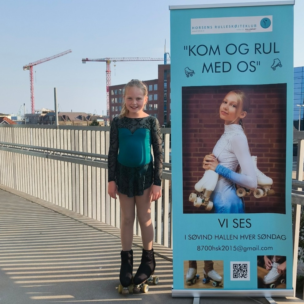 Rulleskøjteevent for børn på Søvind Skole