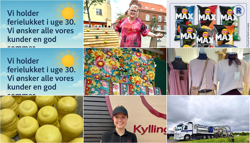 Nyt fra Kylling & Co, Art´n´Craft, Hermans Hule Thisted og 7 andre