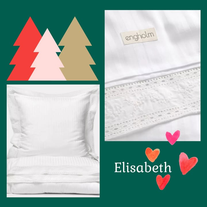 Fjerrenseriet annoncerer juletilbud på smukt sengesæt med blonder