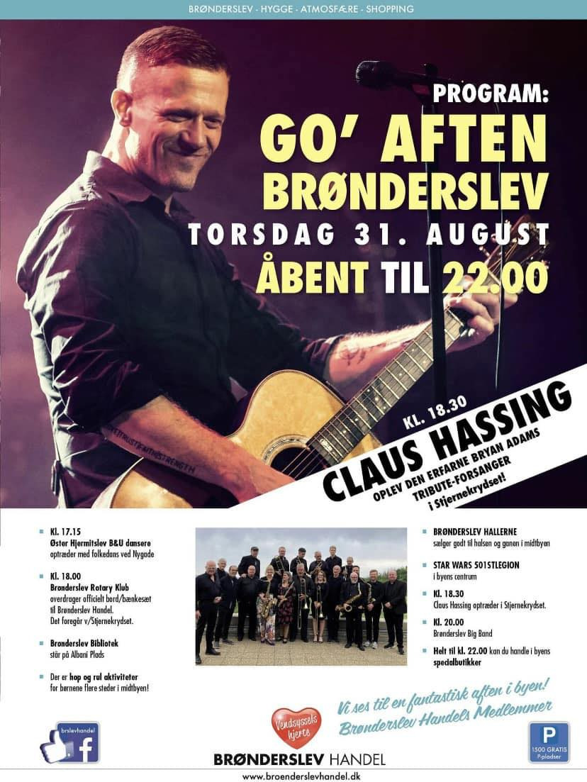 En festlig dag fyldt med musik, aktiviteter og shopping står for skud i Brønderslev