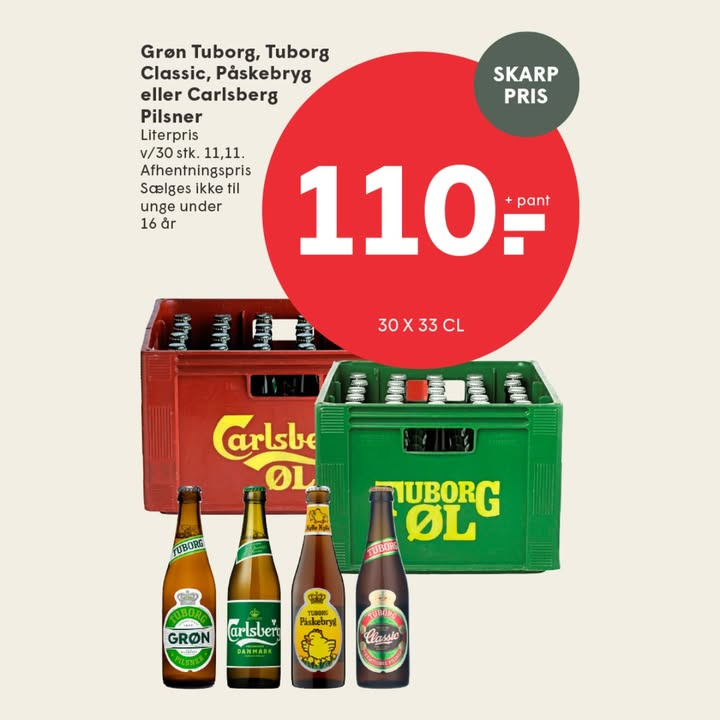 Skarpe øltilbud til weekenden hos SPAR SKALLERUP A/S