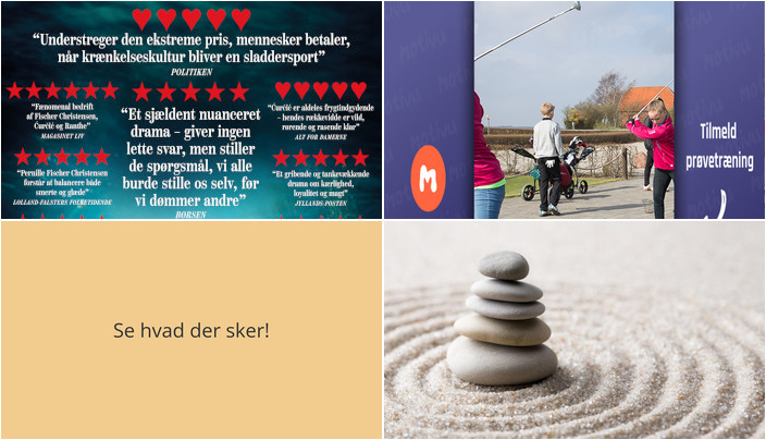 Kærlighedsdrama, Junior Golf og Meditation på Møn: Hvad den kommende uge byder på i Stege