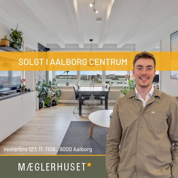 Mæglerhuset Aalborg sælger lejlighed i centrum af Aalborg
