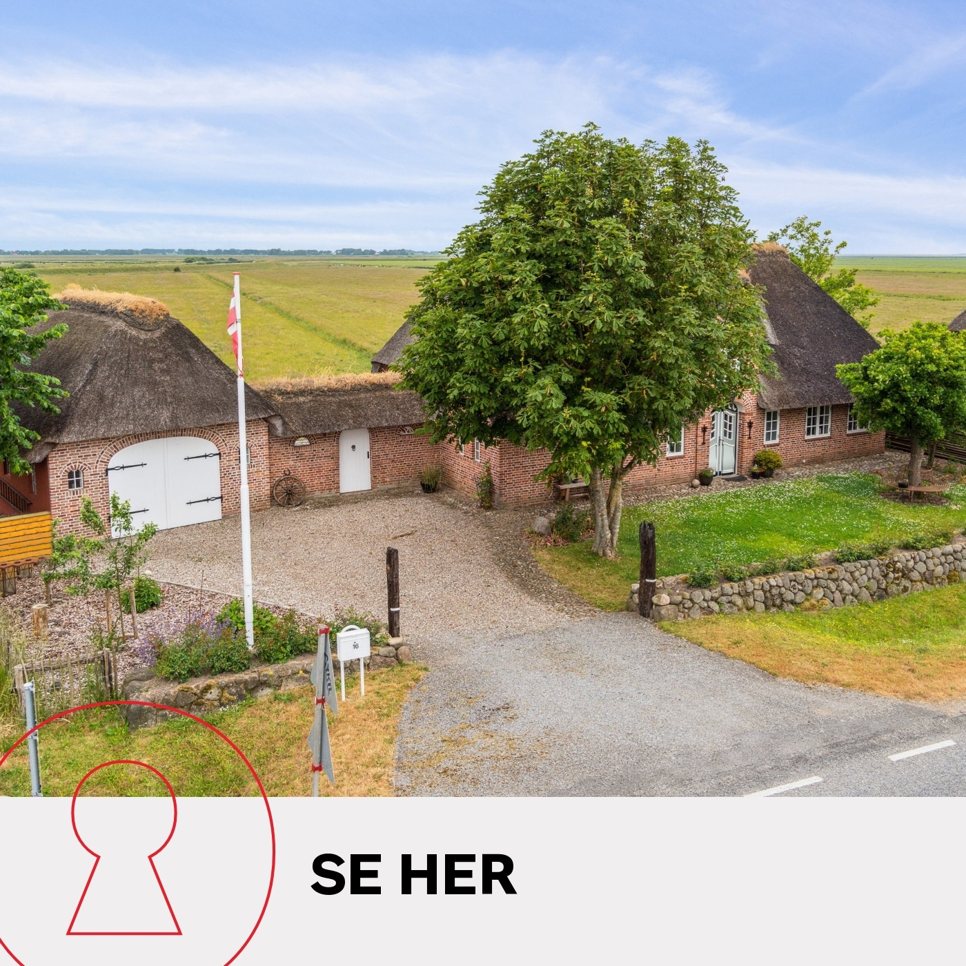 Home Tønder: Fantastisk bolig med udsigt over Rudbøl kog til salg