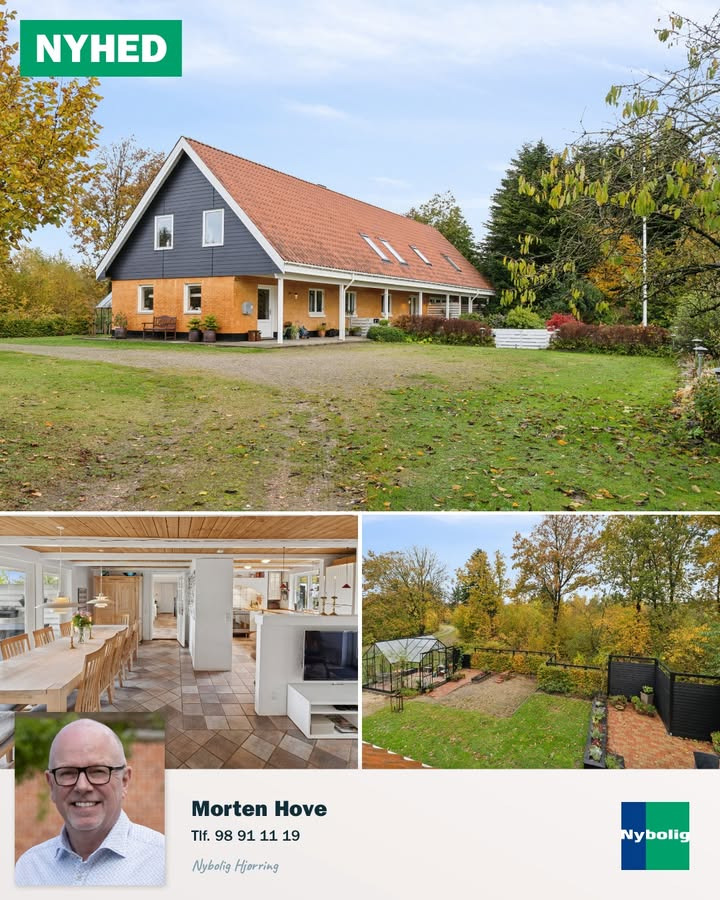 Nybolig Hjørring v/Morten Hove præsenterer landejendom med naturgrund i Sønderskov