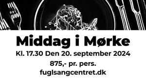 Oplev Middag i Mørke på Fuglsangcentret
