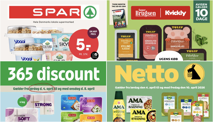 Flødeost til 10 kr. og Tradizionale pizza til 20 kr. - se de gode lokale tilbud