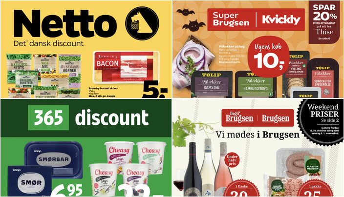 Frilandsæg til 25 kr. og smør til 6,95 kr. - se de bedste tilbud fra Randers' dagligvarebutikker