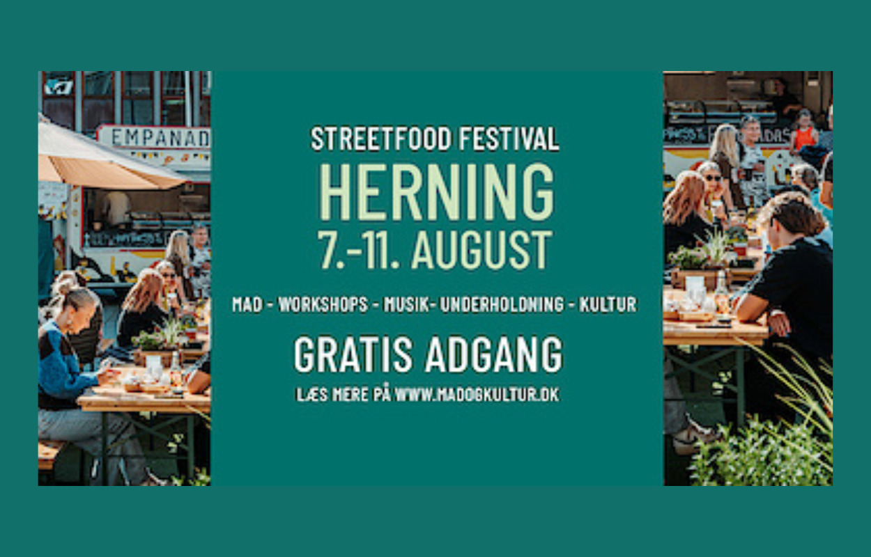 Herning Streetfood Festival 2024 starter på onsdag 