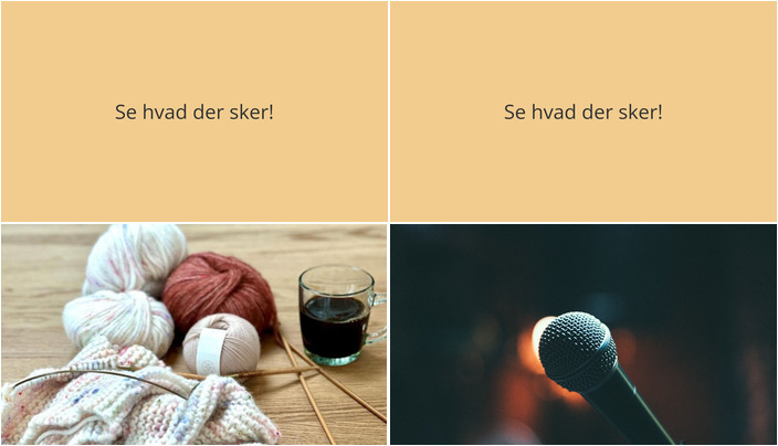 Strikkecafé og koncert med Kasper Buch - Oplev kommende begivenheder i Billund