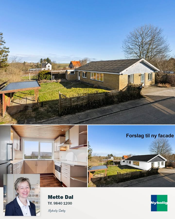 Nybolig Sæby A/S præsenterer veludnyttet etplansvilla i Østervrå