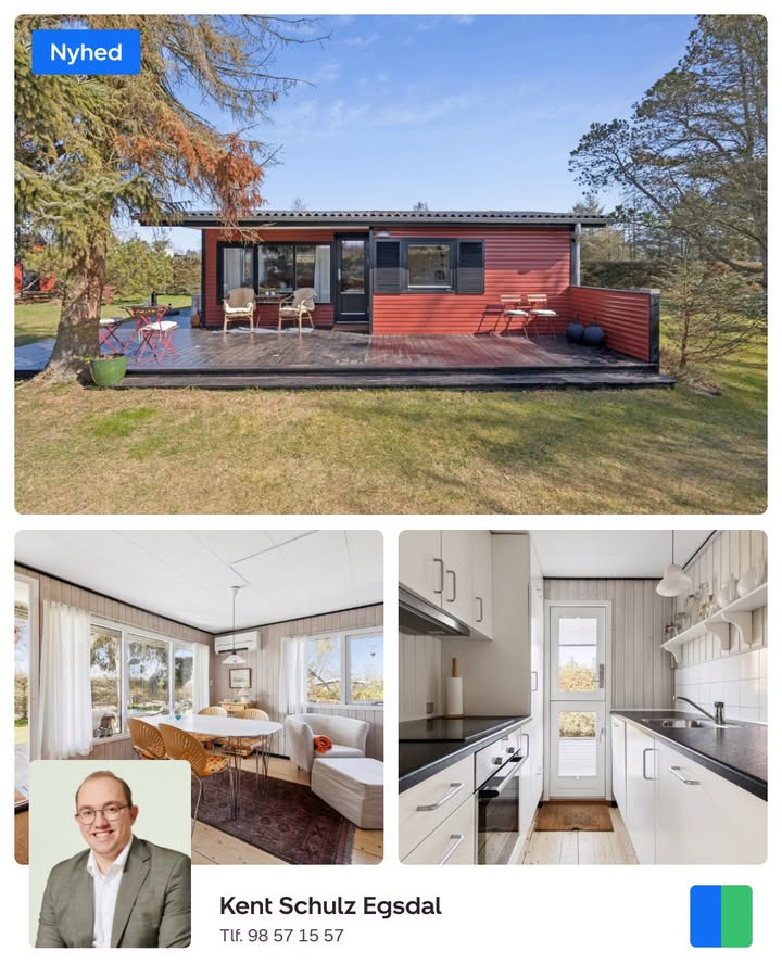 Nybolig Hadsund præsenterer idyllisk fritidshus nær kysten