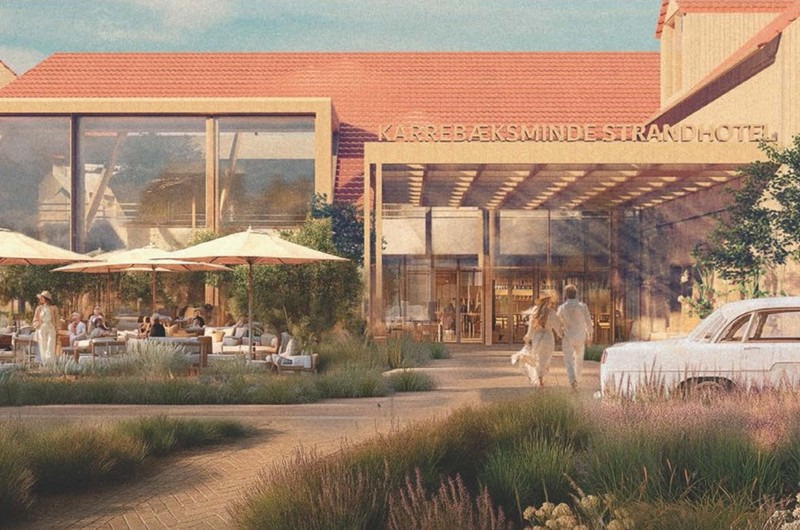 Karrebæksminde Strandhotel gennemgår stor renovering for at forlænge turistsæsonen og skabe flere lokale job
