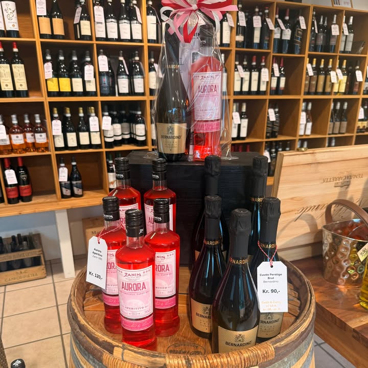 Lahvino Wine & Spirits tilbyder Aurora Aperitivo og Bernardino Cuvée Brut til 210 kr.