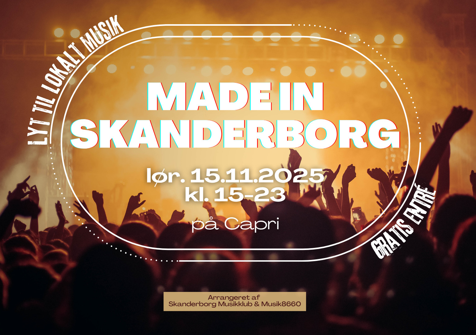 Gratis endagsfestival i Skanderborg: Musik for alle