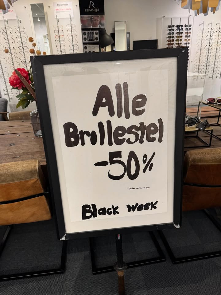 Store besparelser under Black Week hos FROST OPTIK Lemvig