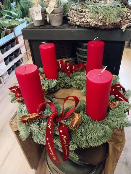 Tulipa Blomster & Havedesign tilbyder 25% rabat på adventskranse og kalenderlys dekorationer i denne uge