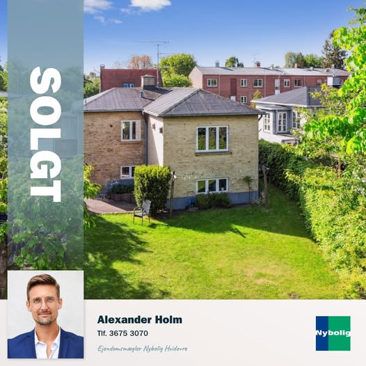 Nybolig Hvidovre - Alexander Holm ApS sælger villa i Hvidovre