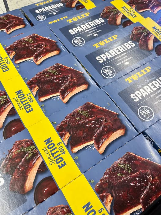MENY Viborg Marsk Stigs Vej tilbyder 3 pakker Tulip spareribs for 100 kr