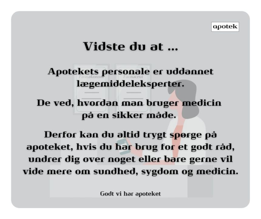 Vejle Løve Apotek: vores personale er uddannede lægemiddeleksperter