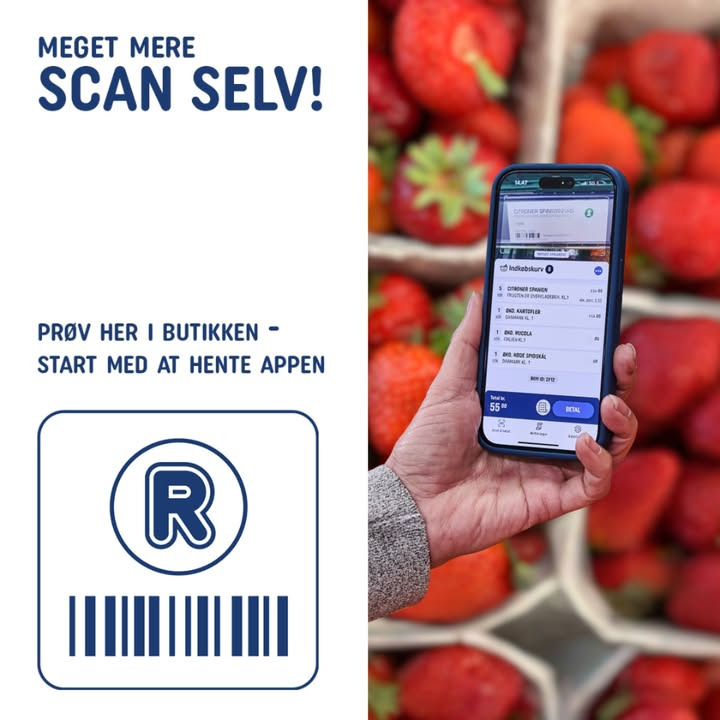 Rema1000 Gærumvej introducerer Scan Selv app for en hurtigere indkøbsoplevelse