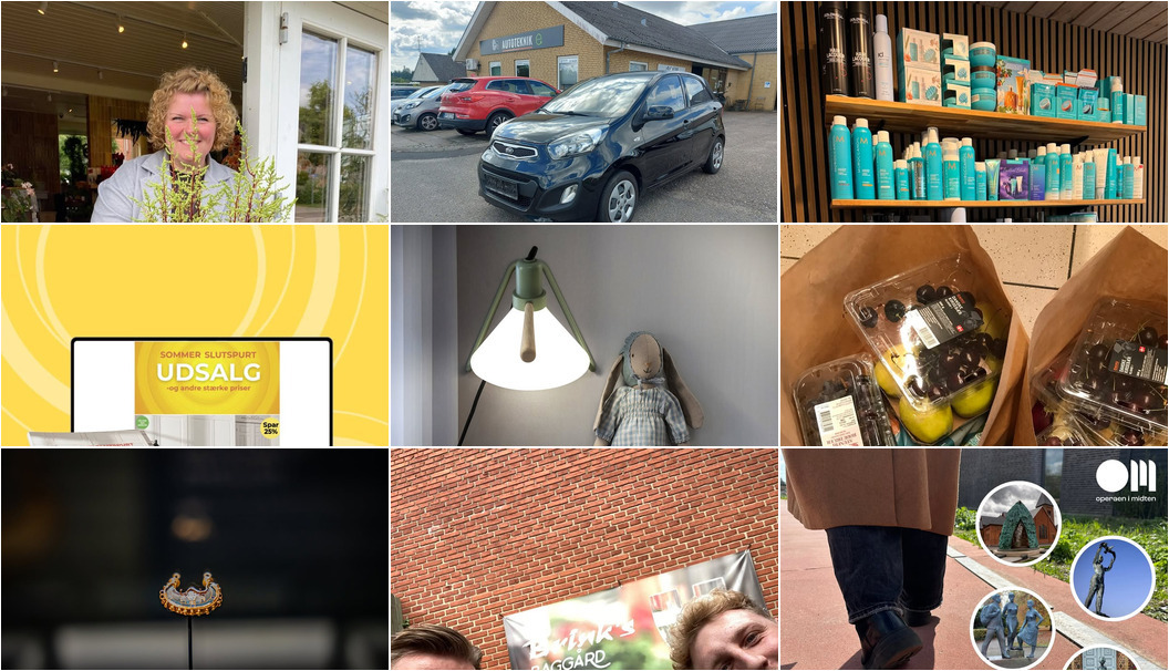 Nyt fra Operaen i Midten, MIN KØBMAND I ASP, COMBI FRISØREN og 7 andre