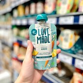 Ny grød fra LoveMade i klemmepose-serien hos Rema1000 Gærumvej