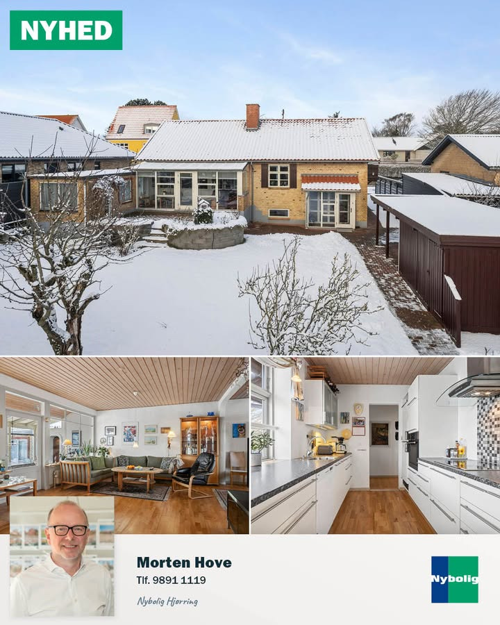 Nybolig Hjørring v/Morten Hove præsenterer charmerende villa på Højvangen 22
