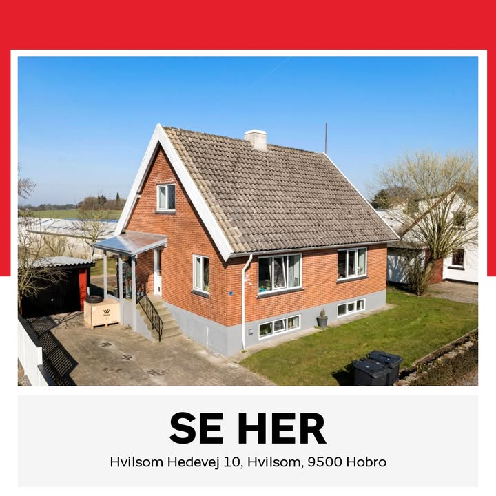 Home Hobro fremhæver rummelig bolig til salg på Hvilsom Hedevej